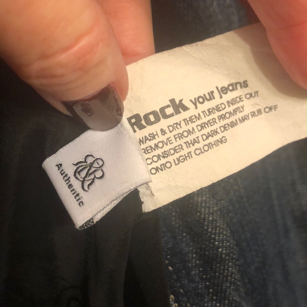 Rock & Republic Collared Skull Denim Jacket - Picture 8 of 10